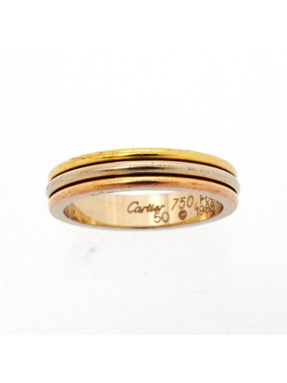 Cartier Ring Vendome 18k Yellow Gold 18k White Pink - Picture 2 of 12